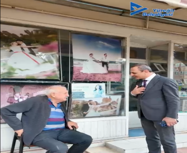 TARIK ÖZÜNAL ESNAFLA BİR ARAYA GELDİ